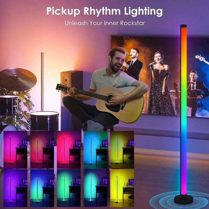 LED Floor Lamp - Remote & App Control, Music Sync